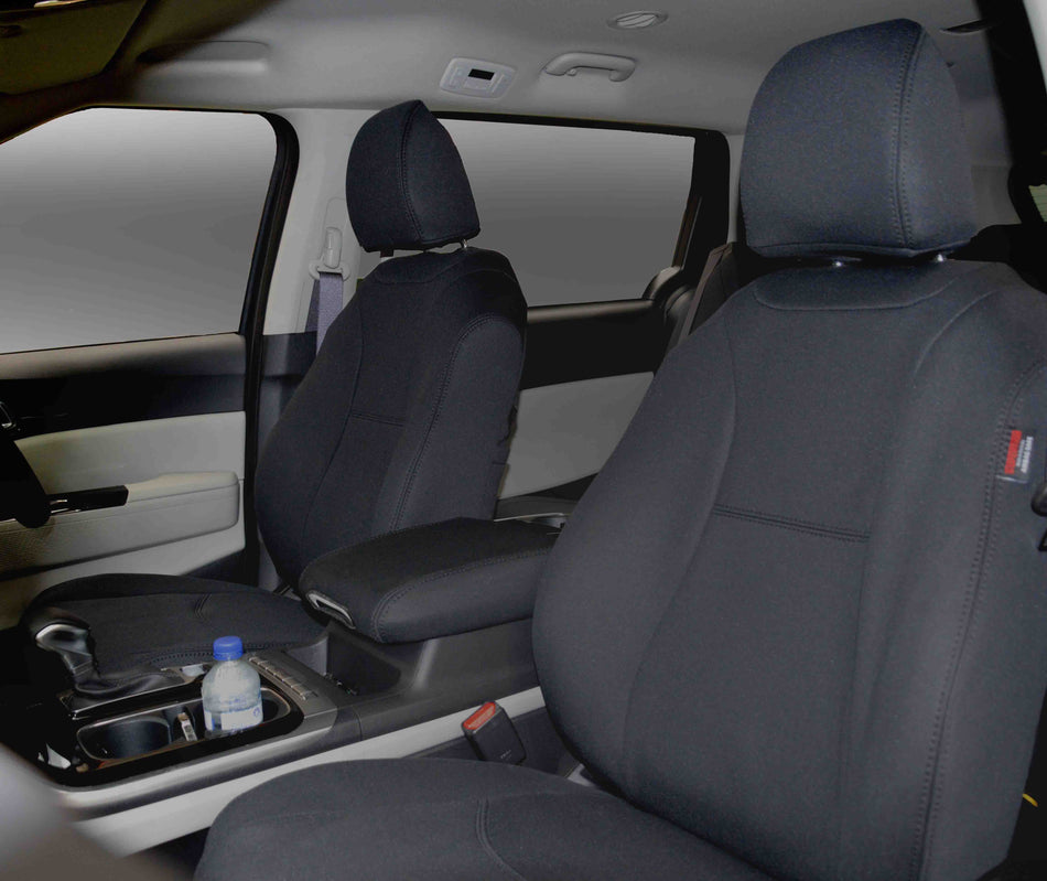 Kia Carnival Seat Covers KA4 (2020-Now) - Front (Full-length) - Premium Neoprene