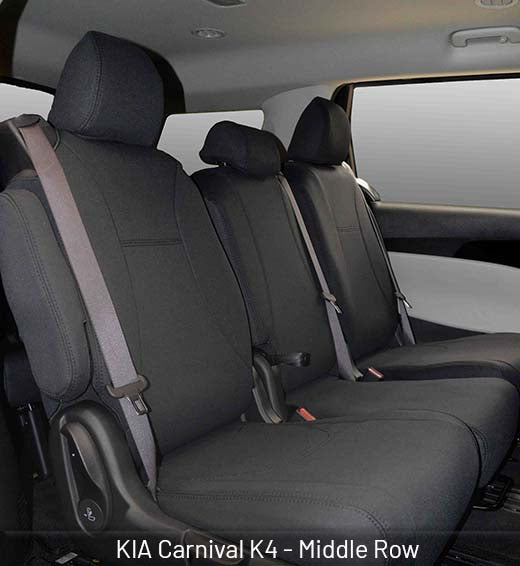 Kia Carnival Seat Covers KA4 (2020-Now) - Rear - Premium Neoprene