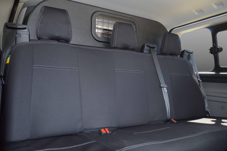 Ford Transit Custom Sport Seat Covers AV Series (2024-Now) - Rear (3 Seat) - Premium Neoprene