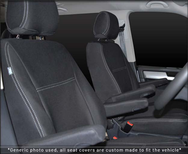 Ford Transit Seat Covers VN/VO Series (2014-2024) - Front (2 single bucket seat) (Full-length) - Premium Neoprene