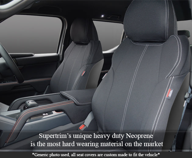 Toyota Tundra Standard Front Seat Covers (2013-Now) - Premium Neoprene