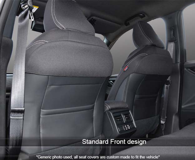 Volkswagen Transporter Standard Front (2 Bucket Seat) Seat Covers NSN Series (2025-Now) - Premium Neoprene