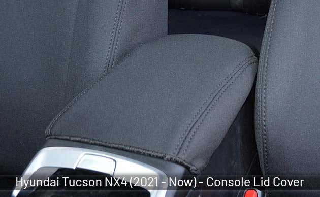 Hyundai Tucson Console Lid Cover NX4 V.1,2,3 Series (2021-Now) - Premium Neoprene