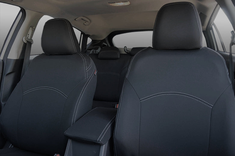 Subaru Crosstrek Seat Covers (2023-Now) - Front Full-length With Map Pockets and Rear Bundle - Premium Neoprene
