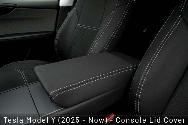 Tesla Model Y Console Lid Cover (2025 - Now) - Premium Neoprene