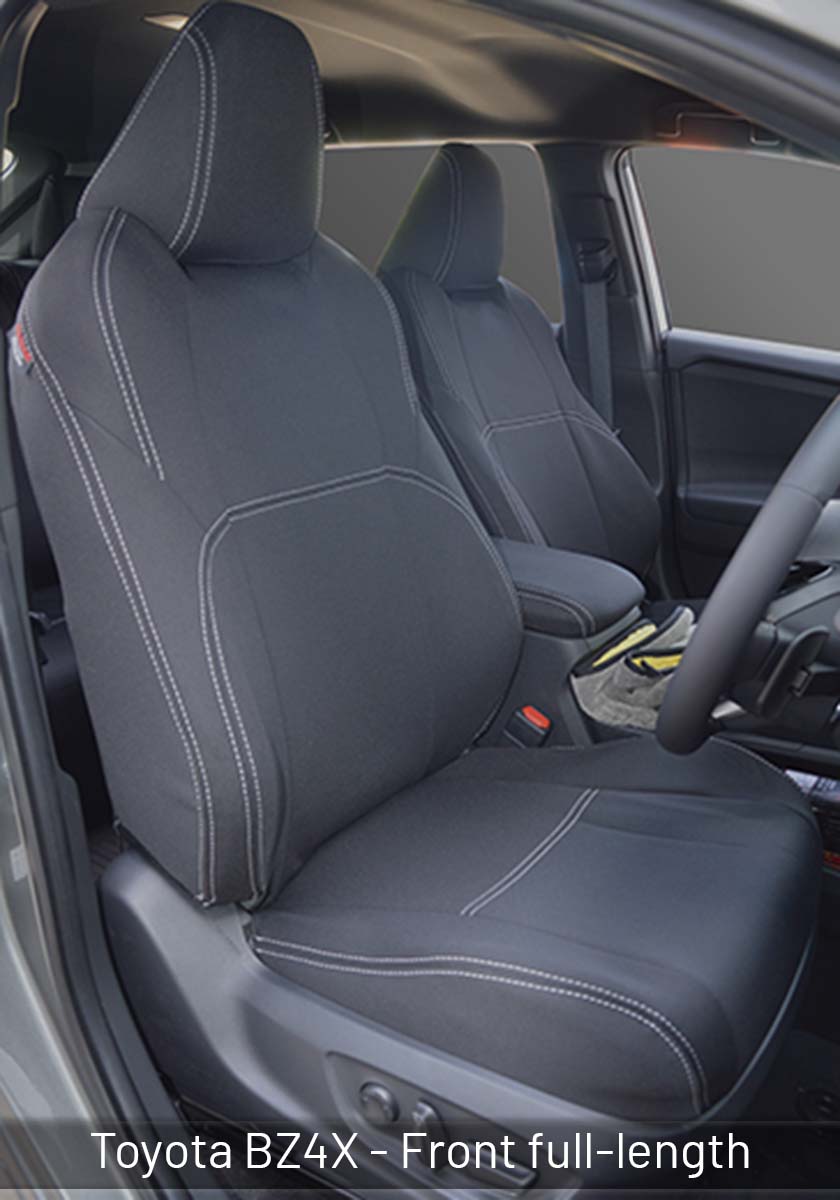 Toyota BZ4X Seat Covers (2024-Now) - Front (Full-Length) - Premium Neoprene