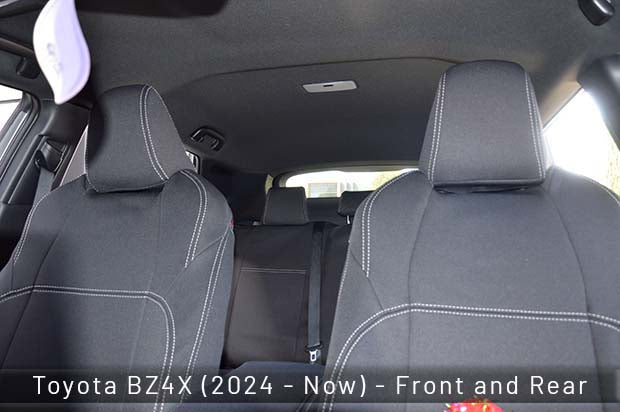 Toyota BZ4X Seat Covers (2024-Now) - Standard Front and Rear Bundle - Premium Neoprene