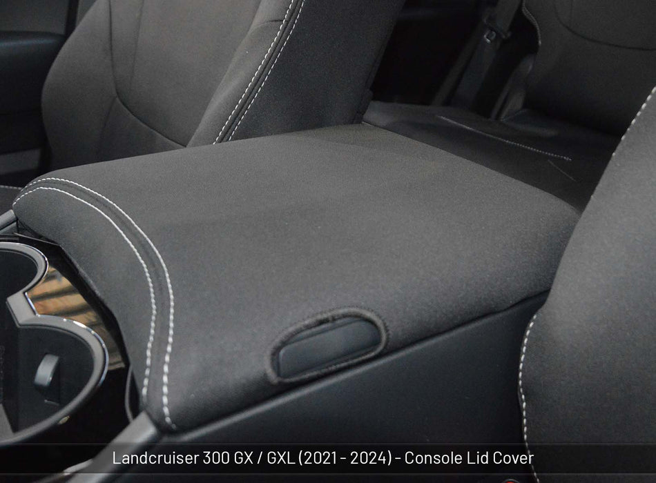 Toyota Landcruiser 300 Console lid cover GX & GXL (2021-2024) - Premium Neoprene