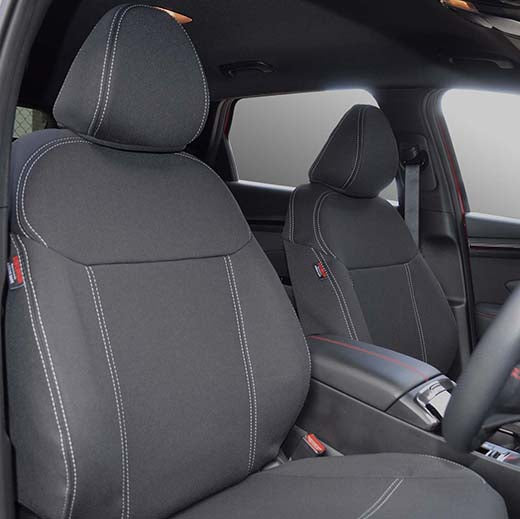 Hyundai Tucson Seat Covers NX4 V.1,2,3 Series (2021-Now) - Front (Full-length map pockets) - Premium Neoprene