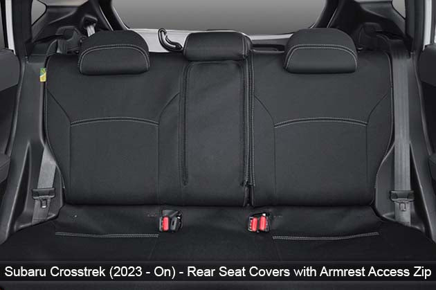 Subaru Crosstrek Seat Covers (2023-Now) - Rear - Premium Neoprene