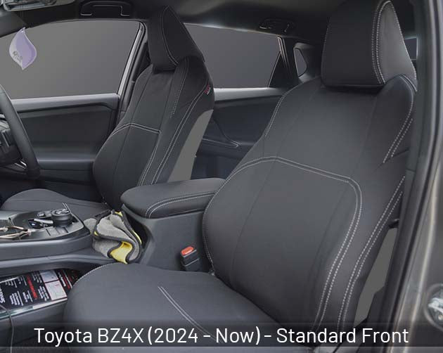 Toyota BZ4X Standard Front Seat Covers (2024-Now) - Premium Neoprene