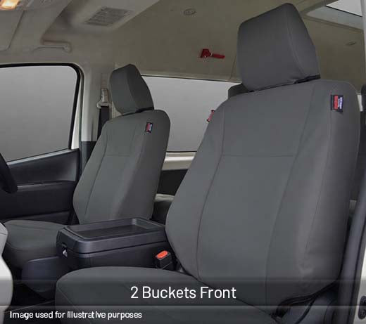 Toyota HiAce Commuter Van Seat Covers H200 (2005 - 2019) - CANVAS
