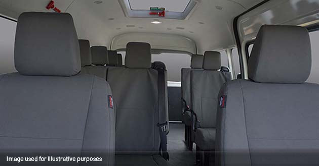 All 14 Seats (2 bucket fronts + 12 Rears)