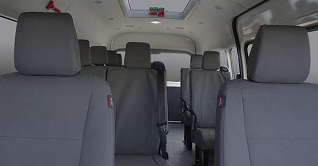 All 12 Seats (2 bucket fronts + 10 Rears)