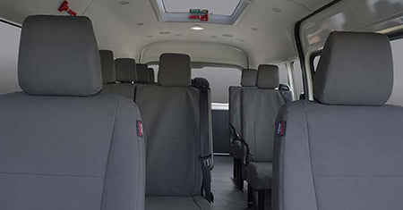 All 12 Seats (2 bucket fronts + 10 Rears)