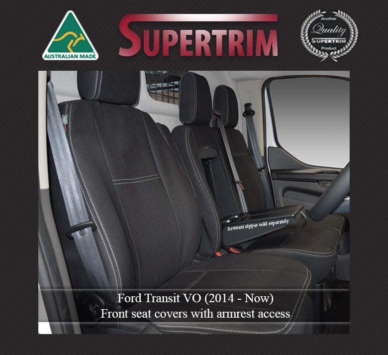 Ford Transit Seat Covers VN/VO Series (2014-2024) - Front Bucket Seat (Full-length) - Premium Neoprene
