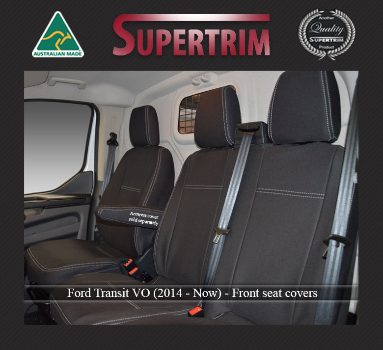 Ford Transit Standard Front (Bucket Seat) Seat Covers VM Series (1995-2013) - Premium Neoprene