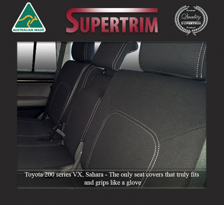 Toyota Landcruiser 200 Seat Covers Sahara, Altitude & VX (Nov07 - Sept 15) - Middle Row - Premium Neoprene