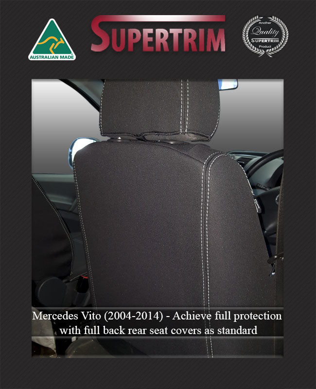 Mercedes-Benz Vito Wagon Seat Covers (2004-2014) -  Front (Full-length) - Premium Neoprene