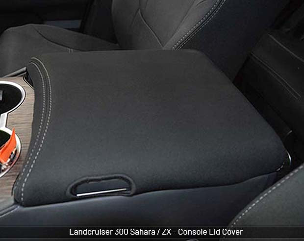 Toyota Landcruiser 300 Console Lid Cover Sahara, Sahara ZX 2026 (2021-Now) - Premium Neoprene