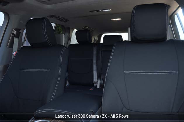 Toyota Landcruiser 300 Seat Covers Sahara, Sahara ZX 2026 (2021-Now) - All 3 Rows - Premium Neoprene