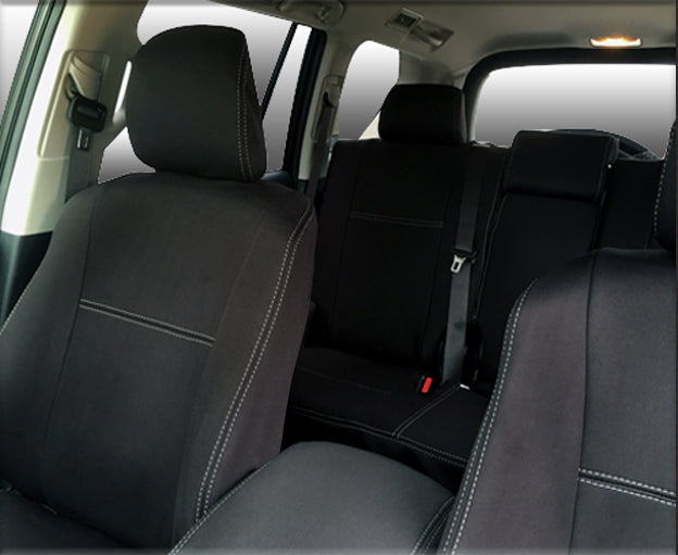 Jeep Gladiator Seat Covers (2020 - Now) - Front Full-length With Map Pockets and Rear Bundle - Premium Neoprene