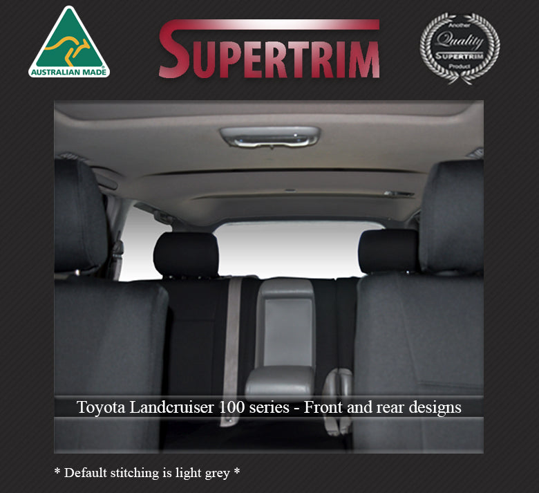 Toyota Landcruiser 100 Series Seat Covers - All 3 Rows - Premium Neoprene