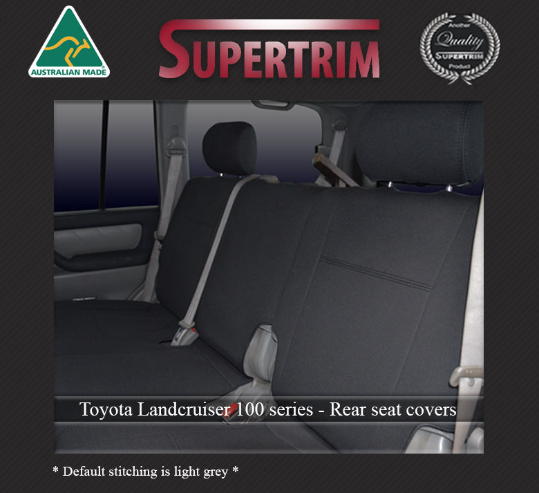 Toyota Landcruiser 100 Series Seat Covers - Middle Row - Premium Neoprene