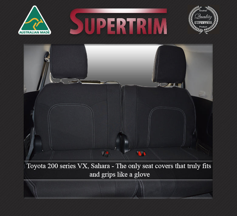 Toyota Landcruiser 200 Seat Covers (Nov07 - Sept 15) Sahara, Altitude & VX - Third Row - Premium Neoprene