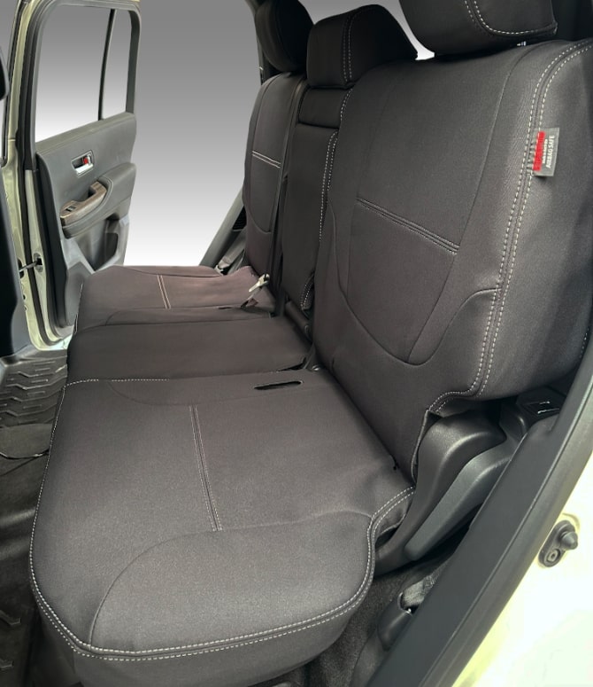 Toyota Landcruiser 300 Seat Covers VX & GR Sport 2026 (2021-Now) - Front (Full-length map pockets) - Premium Neoprene