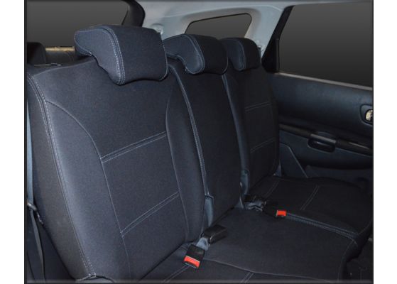 Middle Row Seat Covers Custom Fit Nissan Dualis +2 (2007-2013) 7 seats,  Premium Neoprene
