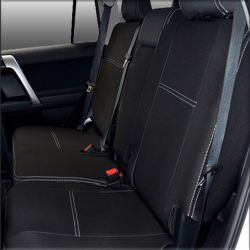 REAR seat covers Custom Fit Volkswagen Transporter T5 (2004-2015) or T6 (2016-Now), Heavy Duty Neoprene, Waterproof | Supertrim