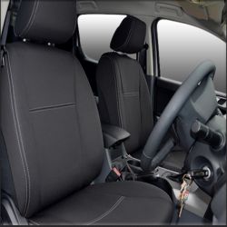 FRONT seat covers Custom Fit Toyota Prado 90 series, Snug Fit, Premium Neoprene (Automotive-Grade) 100% Waterproof