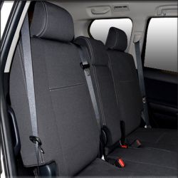 Hyundai iMax TAILOR-MADE Rear Seat Covers (NEW: 2017 model available) - 100% Perfect fit, Charcoal black,100% Waterproof Premium quality Neoprene (Wetsuit), UV Treated