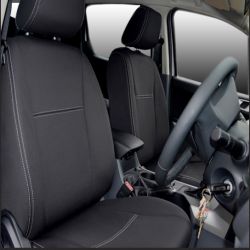 Ford Everest UA (Oct 2015 - 2021.75) FRONT Full-Back Seat Covers, Snug Fit, Premium  Neoprene (Automotive-grade) 100% Waterproof