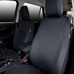  FRONT Seat Covers Full-Length With Map Pockets & REAR Custom Fit Ford Everest Next Gen (2022 - Now), Heavy Duty Neoprene, Waterproof | Supertrim
