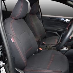 FRONT Seat Covers Full-Length with Map Pockets Custom Fit  Ford Focus Mk4 (2018-Now), Premium Neoprene | Supertrim 