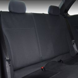 Ford Mustang Hardtop (2015-NOW) REAR Seat Covers, Snug Fit, Premium Neoprene (Automotive-Grade) 100% Waterproof