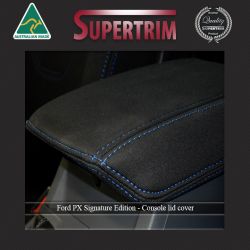 Ford Ranger PX MK.I (July 2011 - Aug 2015) CONSOLE Lid Cover, Signature Edition, Snug Fit, Premium Neoprene (Automotive-Grade) 100% Waterproof