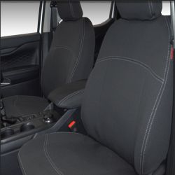 FRONT Seat Covers Full-Length Custom Fit FORD Ranger Next-Gen XL/XLS/XLT (2022-Now), Heavy Duty Neoprene | Supertrim