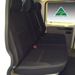 REAR Seat Covers Custom Fit for Ford Transit VM Series (1995-2013), Premium Neoprene (Automotive-Grade) 100% Waterproof