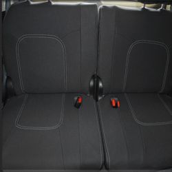 3rd Row Full-Back Seat Covers Custom Fit Landcruiser 200 Series (Oct 2015 - 2021) - MK.III Sahara, Heavy Duty Neoprene (Automotive-Grade) 100% Waterproof