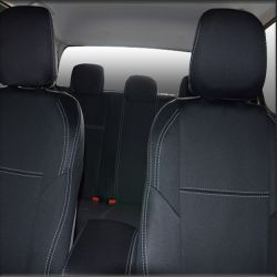 FRONT  Seat Cover and  REAR  with Rear Armrest Access Custom Fit Holden Colorado RG (Apr 2012 - Now) Premium Neoprene (Automotive-Grade) 100% Waterproof | Supertrim
