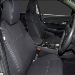 VF Holden Commodore FRONT Full-Back with Map Pockets & REAR Seat Covers, Snug Fit, Premium Neoprene (Automotive-Grade) 100% Waterproof