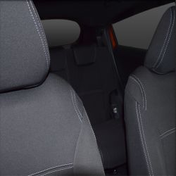 FRONT Seat Covers + Rear Full-length Cover Custom Fit  Honda HR-V (2015-Now) Premium Neoprene, Waterproof | Supertrim 
