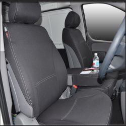 Seat Covers FRONT Bucket Bench & Rear, Snug Fit for Hyundai iLoad TQ-V (Feb 2008 - Now)  , Premium Neoprene (Automotive-Grade) 100% Waterproof 