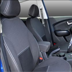 FRONT + REAR Seat Covers Custom Fit Hyundai ix35 (2010-2015) Premium Neoprene (Automotive-Grade) 100% Waterproof