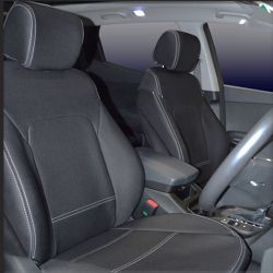 Seat Covers FRONT Pair Snug Fit For Hyundai Santa Fe DM Series (2012 - 2018), Premium Neoprene (Automotive-Grade) 100% Waterproof
