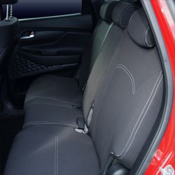 Full-length Seat Covers Middle Row Snug Fit For Hyundai Santa Fe TM (2018 - Now), Premium Neoprene (Automotive-Grade) 100% Waterproof