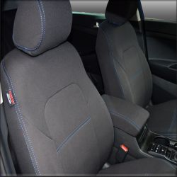 FRONT Seat Covers Full-Length With Map Pockets & Rear Full-length Custom Fit  Hyundai Tucson TL (2015-2020) Premium Neoprene, Waterproof | Supertrim